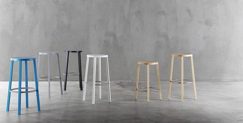 Plank Высокий стул в золе Blocco sun-id-1366564 - Вид №6