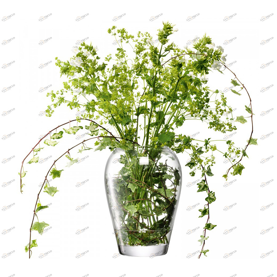 Ваза округлая прозрачная 25 см Flower LSA INTERNATIONAL - 253352 Прозрачный 