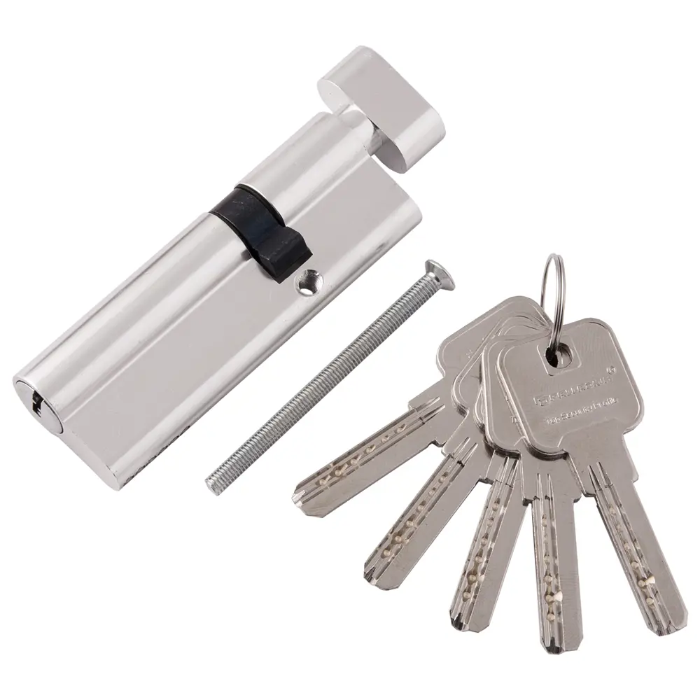 Цилиндр Standers ключ/вертушка 30х60 хром, TT-CANB3060CR 17263641 STLM-2083977  - Вид №1