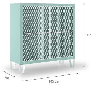 De Rosso Комод из ламината HPL с распашной дверцей из перфорированного металла Limited edition sun-id-1412315 - Вид №1