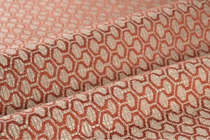 COLORISTICA Mineral col.02 Ткань мебельная  Рогожка  Mineral Оранжевый