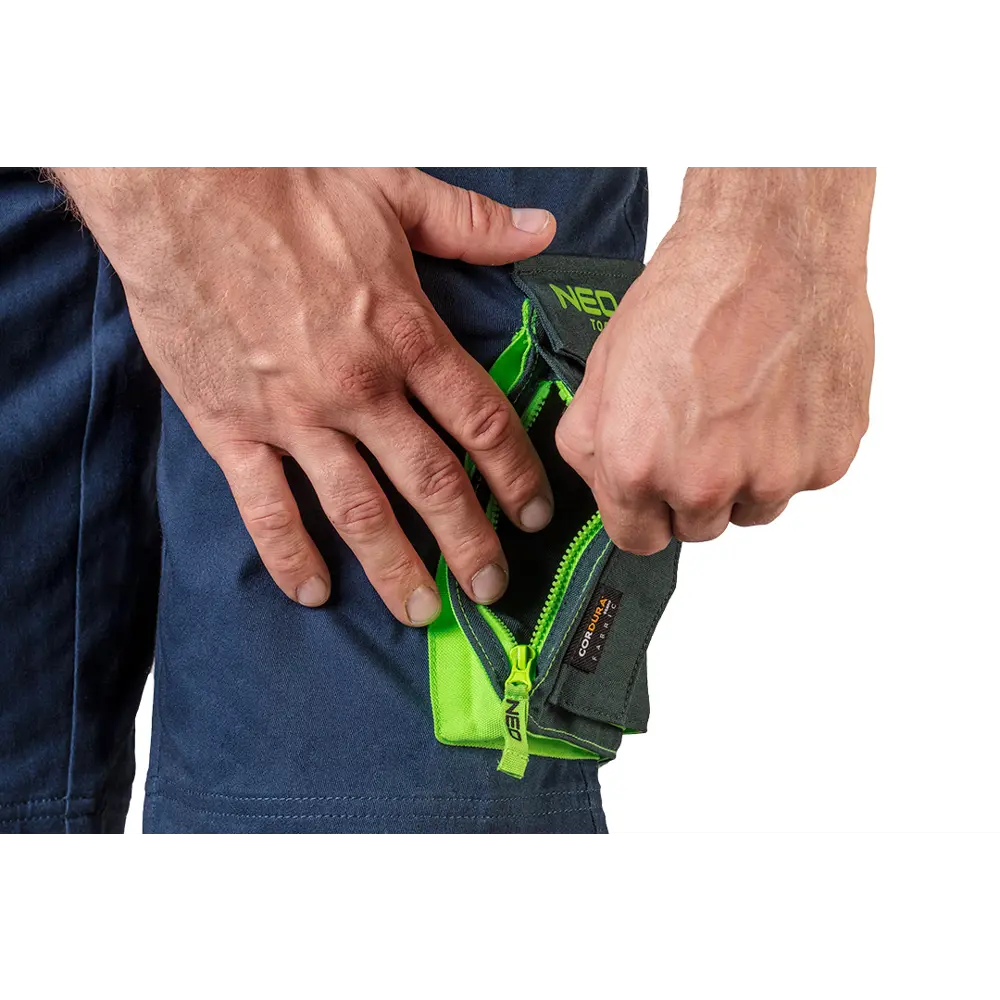 Шорты Neo Tools Premium темно-синие/зеленые размер S рост 175-178 83304041 STLM-2125008  - Вид №4