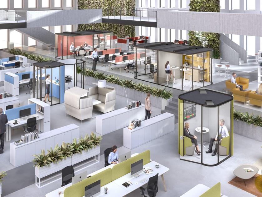 ESTEL GROUP Акустическая офисная кабина из ткани для встреч sun-id-1377631 - Вид №3