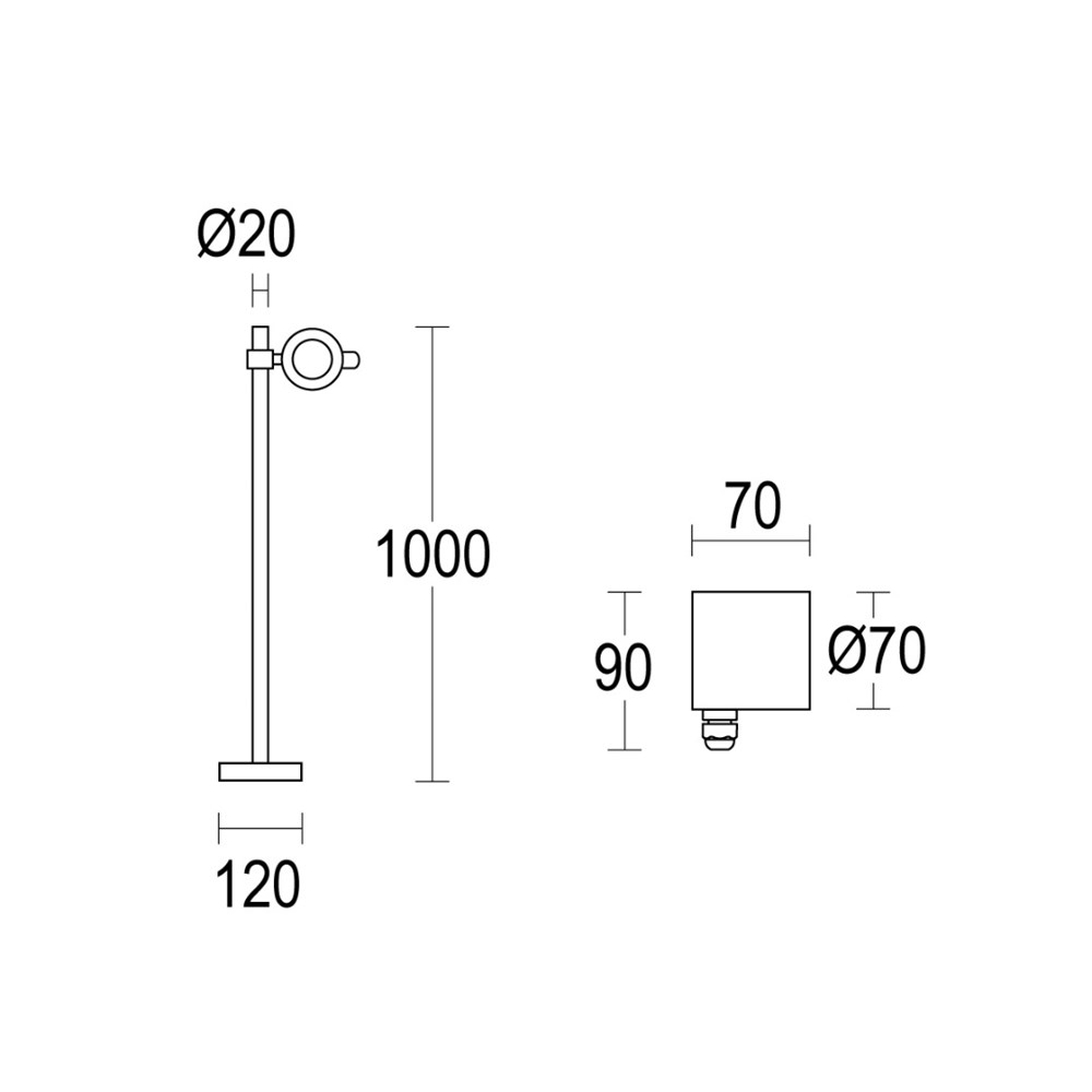 MegaSegno C 1L 1000 Ghidini Segno C .02 Черный (Матовый)  - Вид №1