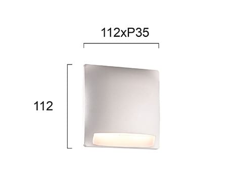 Открытый алюминиевый настенный светодиодный маркер Terzo Light MODE ARCH-00136996 - Вид №3