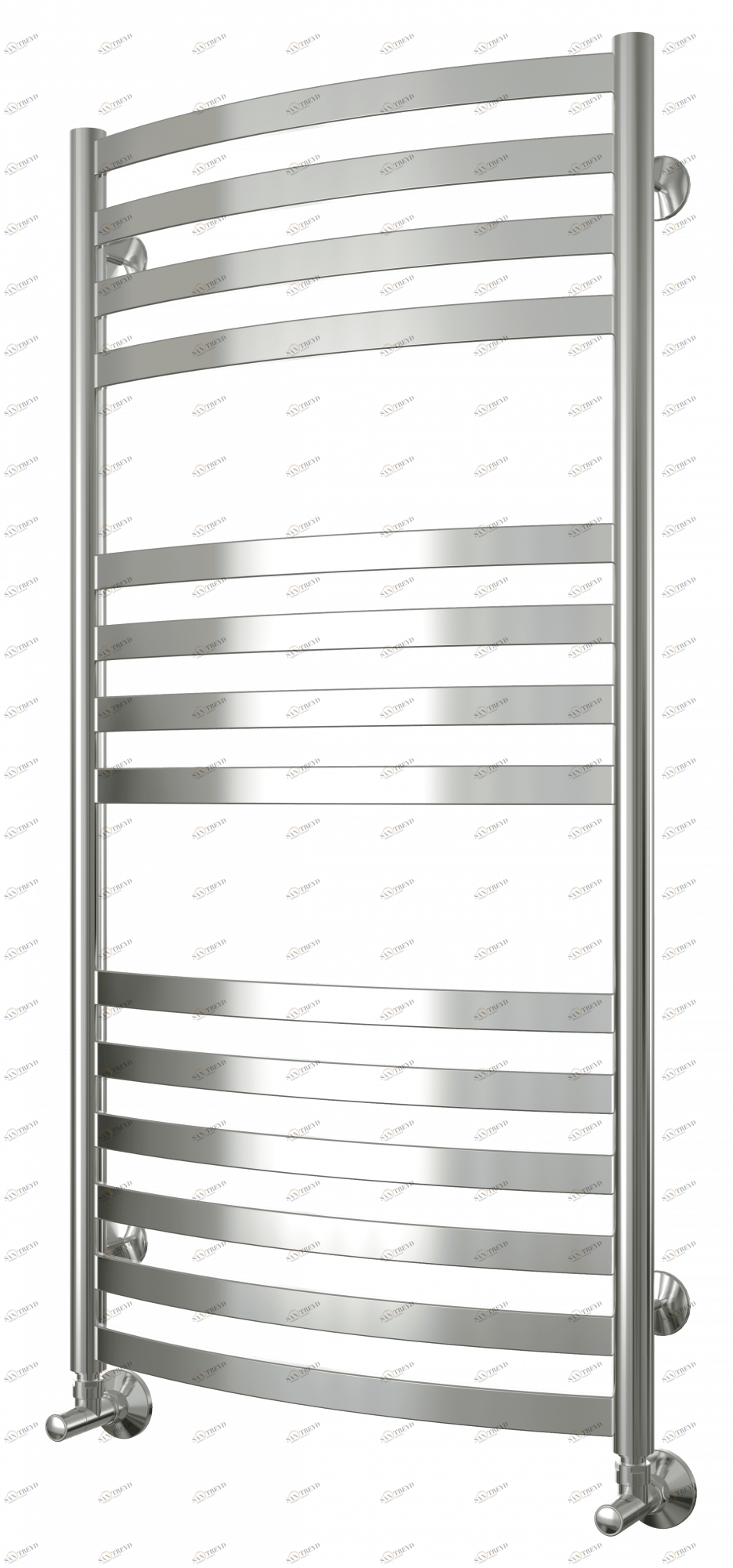 4620768886393 СТАНДАРТ Авиэль П14 500х1056 (6+4+4) Полотенцесушитель TERMINUS RAL 9005 матовый