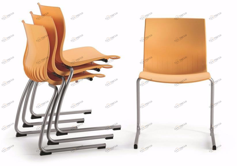 TALIN Консольный штабелируемый стул из пластика Webby sun-id-1432850