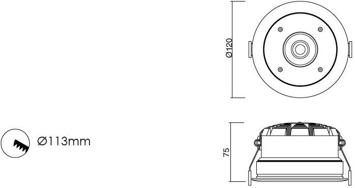 NEXO LUCE Встраиваемый светодиодный уличный светильник Recessed-wet area nexo luce 2611 - Вид №2