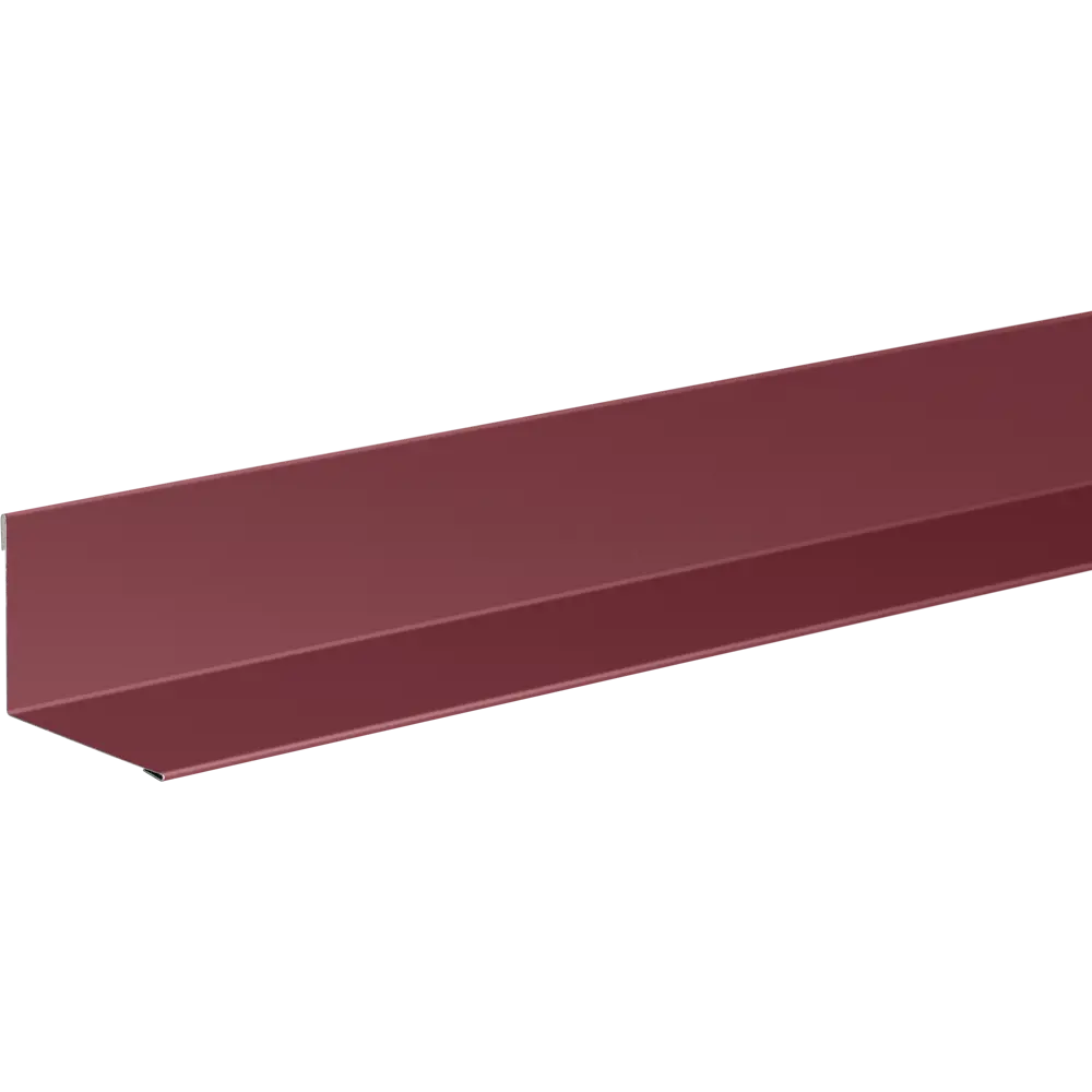 Планка для внутренних углов 50x50 мм 2 м 0.4 мм RAL 3005 красный Santreyd STLM-2033394