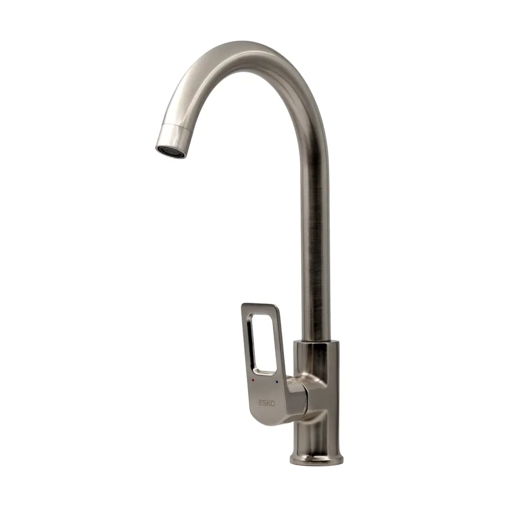 Смеситель кухонный Esko Nancy NC 519 высота 33.2 см цвет сатин 89338346 STLM-2126572 NC519 - Вид №1