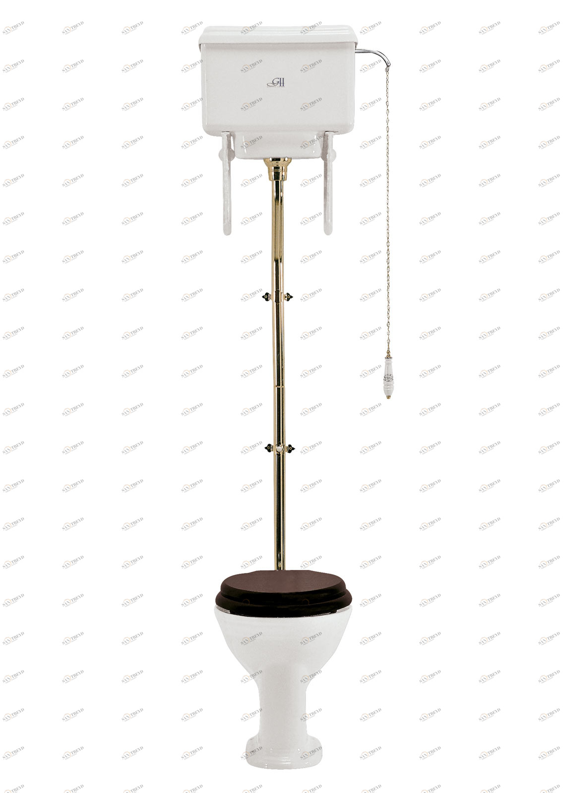 Gentry Home Таз большой белый Victorian  GH103274