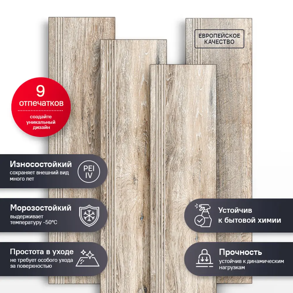 Estima Sun Deck: керамогранит под дерево 19.4x120 см 82712476 STLM-0034633 - Вид №9
