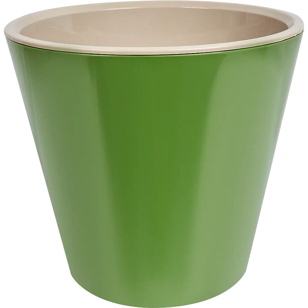 Горшок цветочный Ingreen London ø32 h29.5 см v15.7 л пластик оливковый STLM-2013087