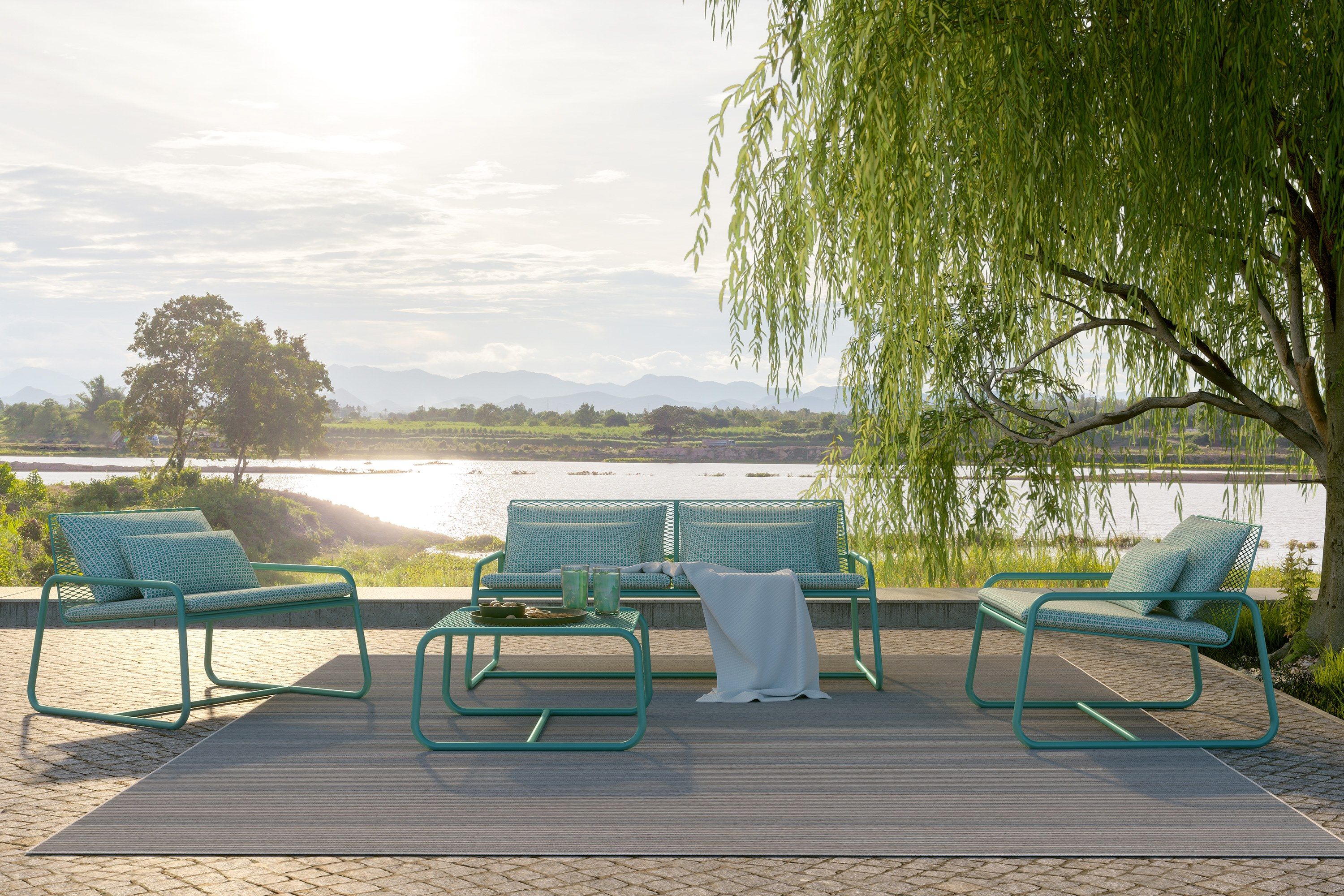 2-местный металлический садовый диван MEMEDESIGN Лолита ARCH-00109889 - Вид №1