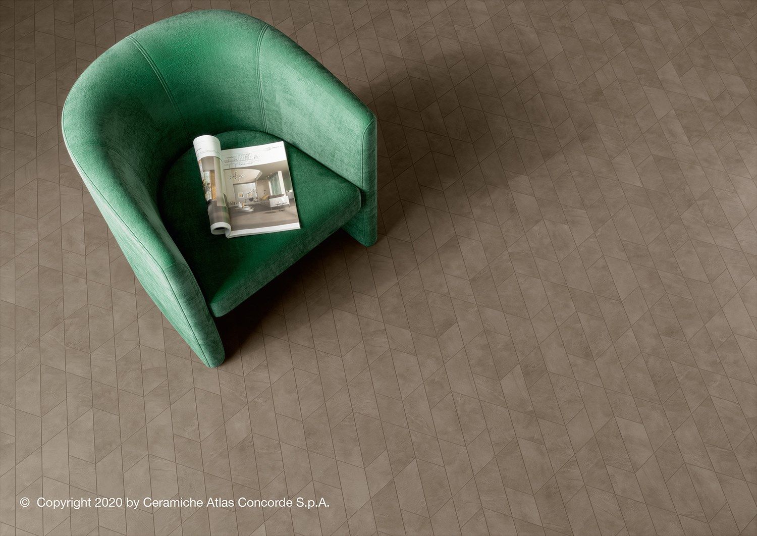 Пол из керамогранита с эффектом смолы Atlas Concorde ARCH-00028612 - Вид №42