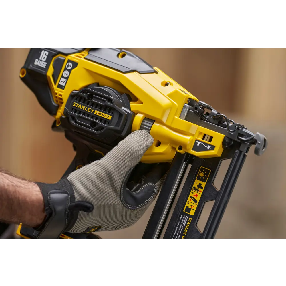 Гвоздезабиватель аккумуляторный Stanley Fatmax SFMCN616B-XJ, 18 В, без АКБ и ЗУ STLM-2042987 - Вид №12