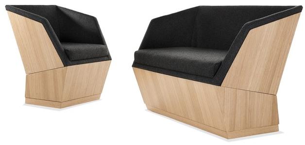 Sedex Кресло с подлокотниками из ткани и дерева Paloma 8030 - Вид №1