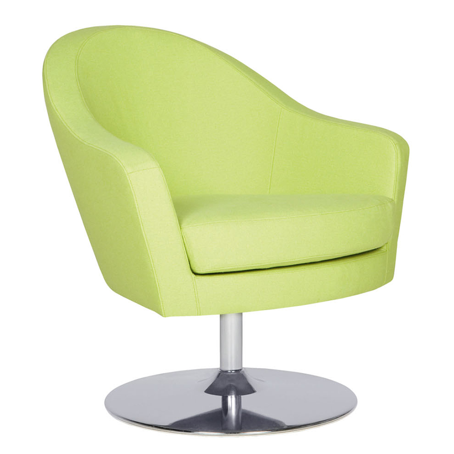 Кресло Shell, лаймовое Sits S1624 - Вид №3