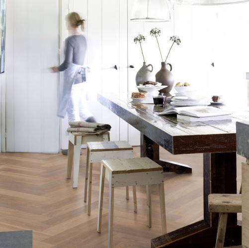 Паркет Ёлка Solidfloor New classic Св. Пол 1128549 Дуб Натур (Рельефная) 610х122 мм 1500200202 - Вид №14