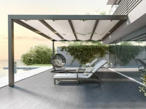 Alumil Пристенная пергола из алюминия Smartia systems