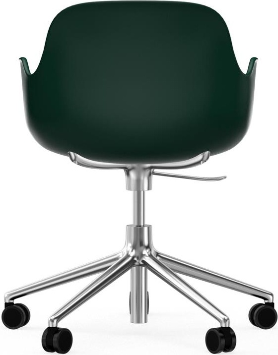 606144 Кресло Swivel 5W Gaslift Alu Green Normann Copenhagen Form - Вид №3