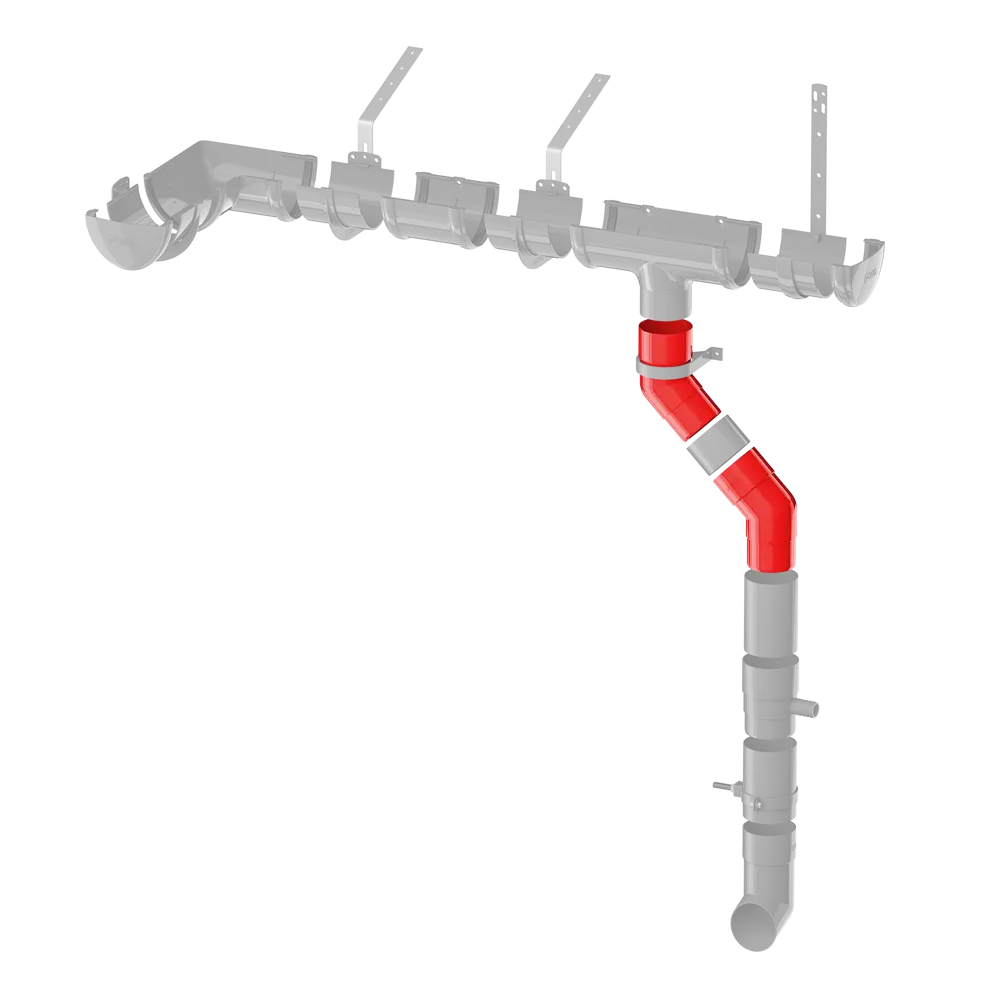 Колено круглое 135° цвет зелёный ТЕХНОНИКОЛЬ STLM-2062305 - Вид №2