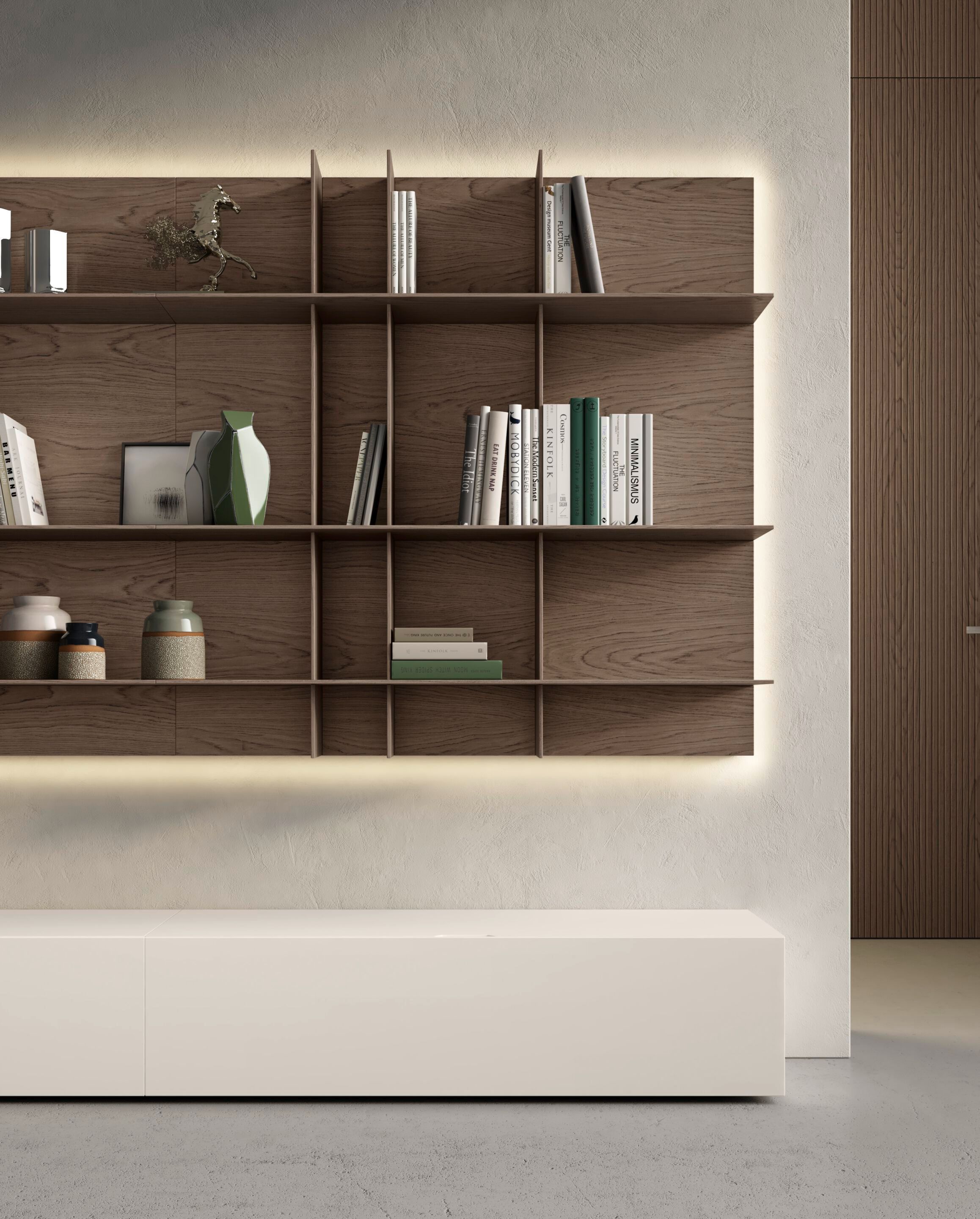 Деревянная оборудованная стена Olivieri CUBE 6 ARCH-00123672 - Вид №6