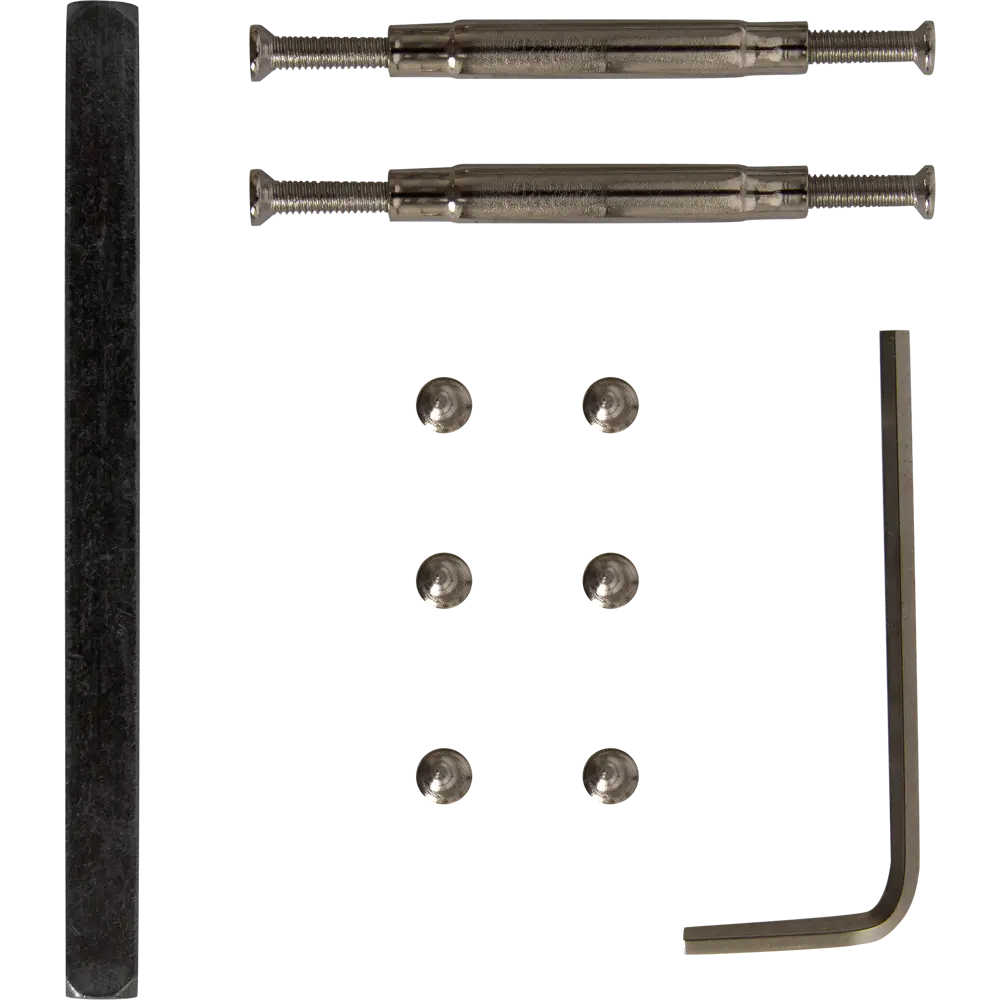 Ручка дверная на розетке Viola RM SC16, цвет матовый хром FUARO STLM-2162401 - Вид №4