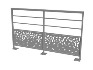 Стальной перила с порошковым покрытием