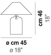 Vetreria Vistosi Настольная лампа из стекла  Ltalega  - Вид №1