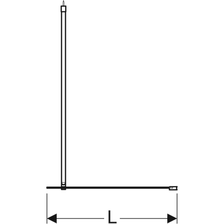 502.017.00.5 Душевая боковая перегородка IDO Showerama 10-20 Geberit  - Вид №2