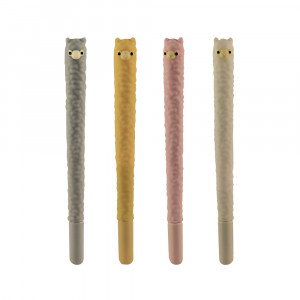 41919 Ручка гелевая Лама 0.5 мм Разноцветная