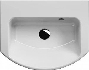 7785111 Подвесная раковина настенная овальная GSI ceramica Norm белая