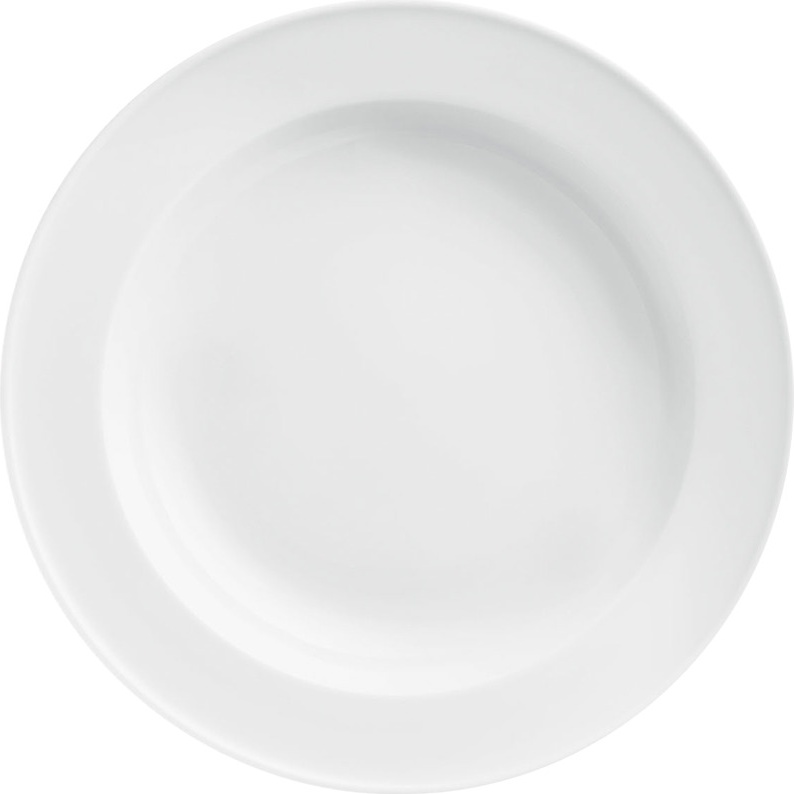 10642881 Furstenberg Тарелка суповая Furstenberg "Вагенфельд" 23см (белая) Фарфор 