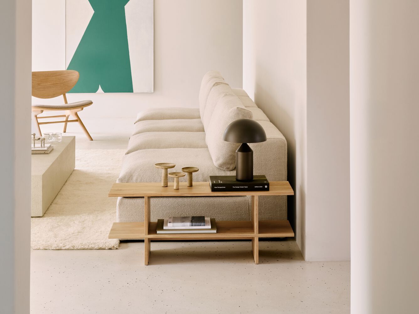 Прямоугольный журнальный столик из дуба Ethnicraft Кабуки ARCH-00004632 - Вид №2