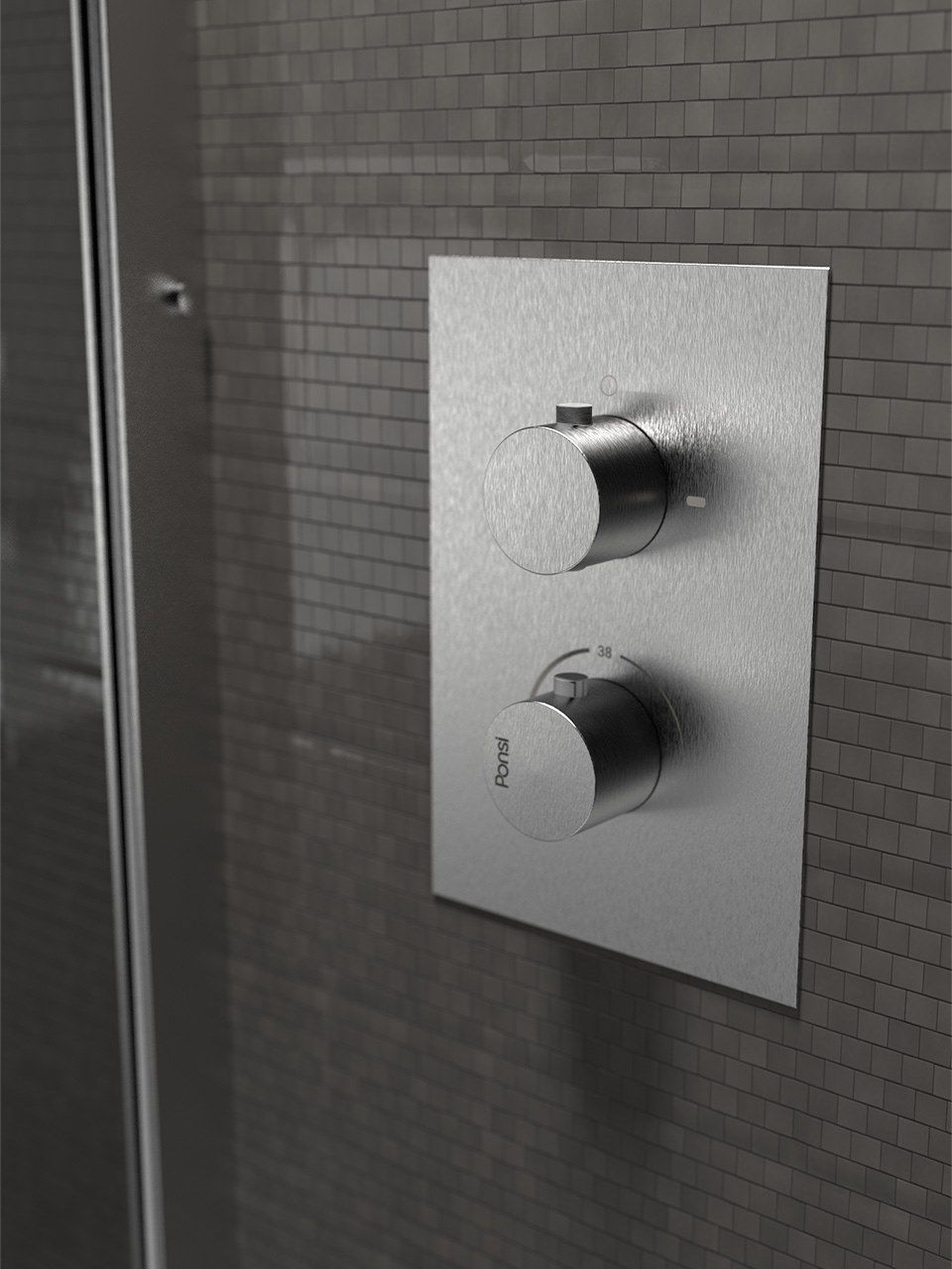 Смеситель для душа с 2 отверстиями Ercos Stilox ARCH-00125245 - Вид №1