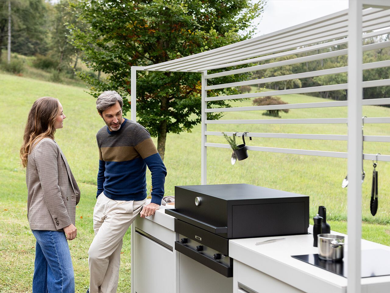 Модульная уличная кухня с газовым барбекю Fògher LARES ARCH-00124481 - Вид №5