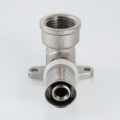 VTm.254.N.002605 Пресс-фитинг – угольник с креплением (водорозетка) Valtec 26 мм х 3/4"  - Вид №11