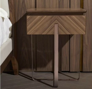 Arte Brotto Прямоугольная тумбочка из орехового дерева с ящиками Leonardo L114n/m