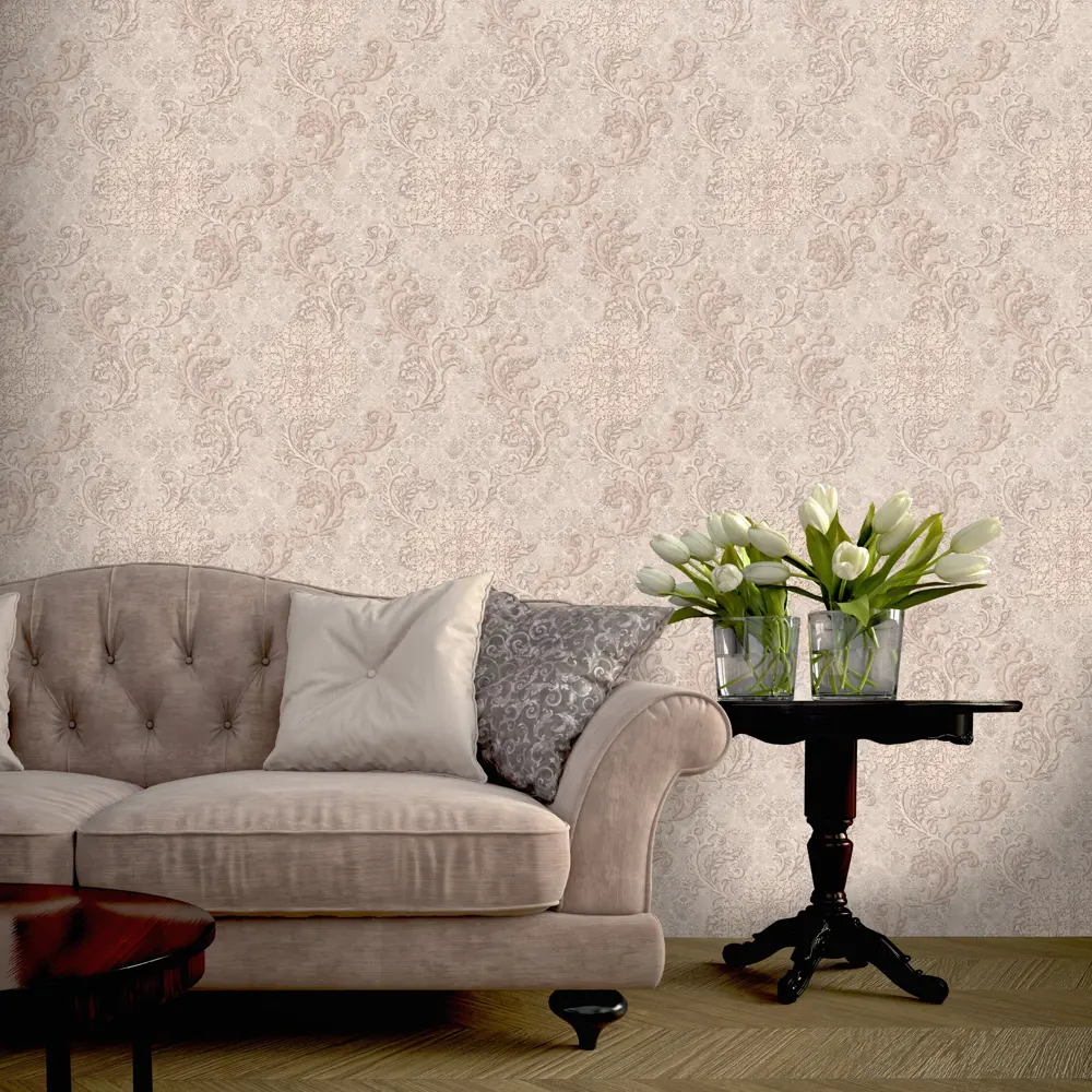 Обои флизелиновые Euro Decor Marco бежевые 1.06 м ED7115-01 88477354 STLM-2053088 - Вид №2