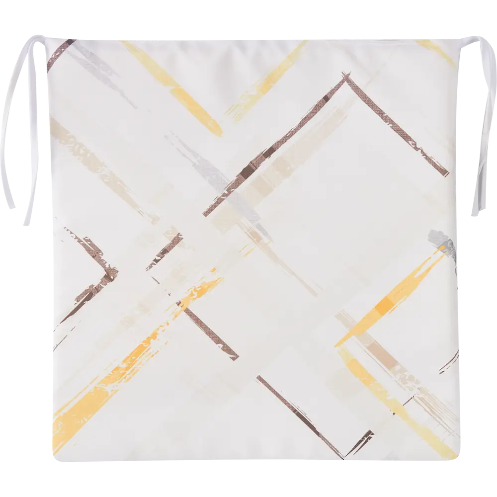 Подушка Элиза 40x35 см цвет желто-серый SEASONS STLM-2064297