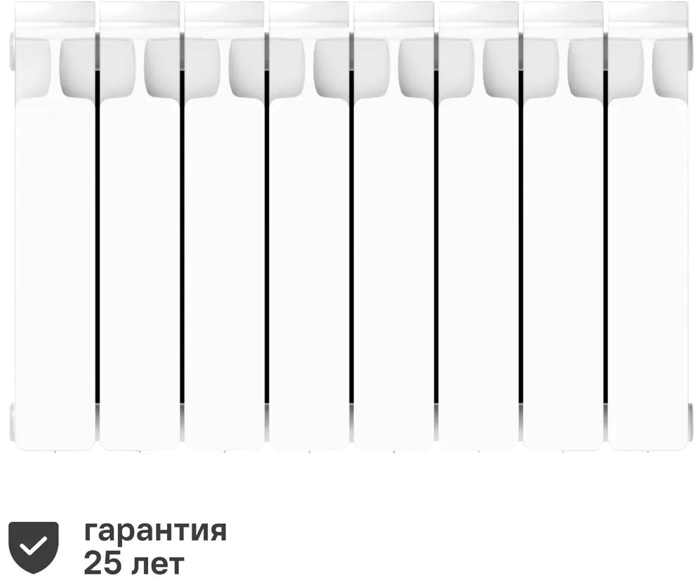 RIFAR Monolit - биметаллический радиатор 8 секций с боковым подключением 13313831