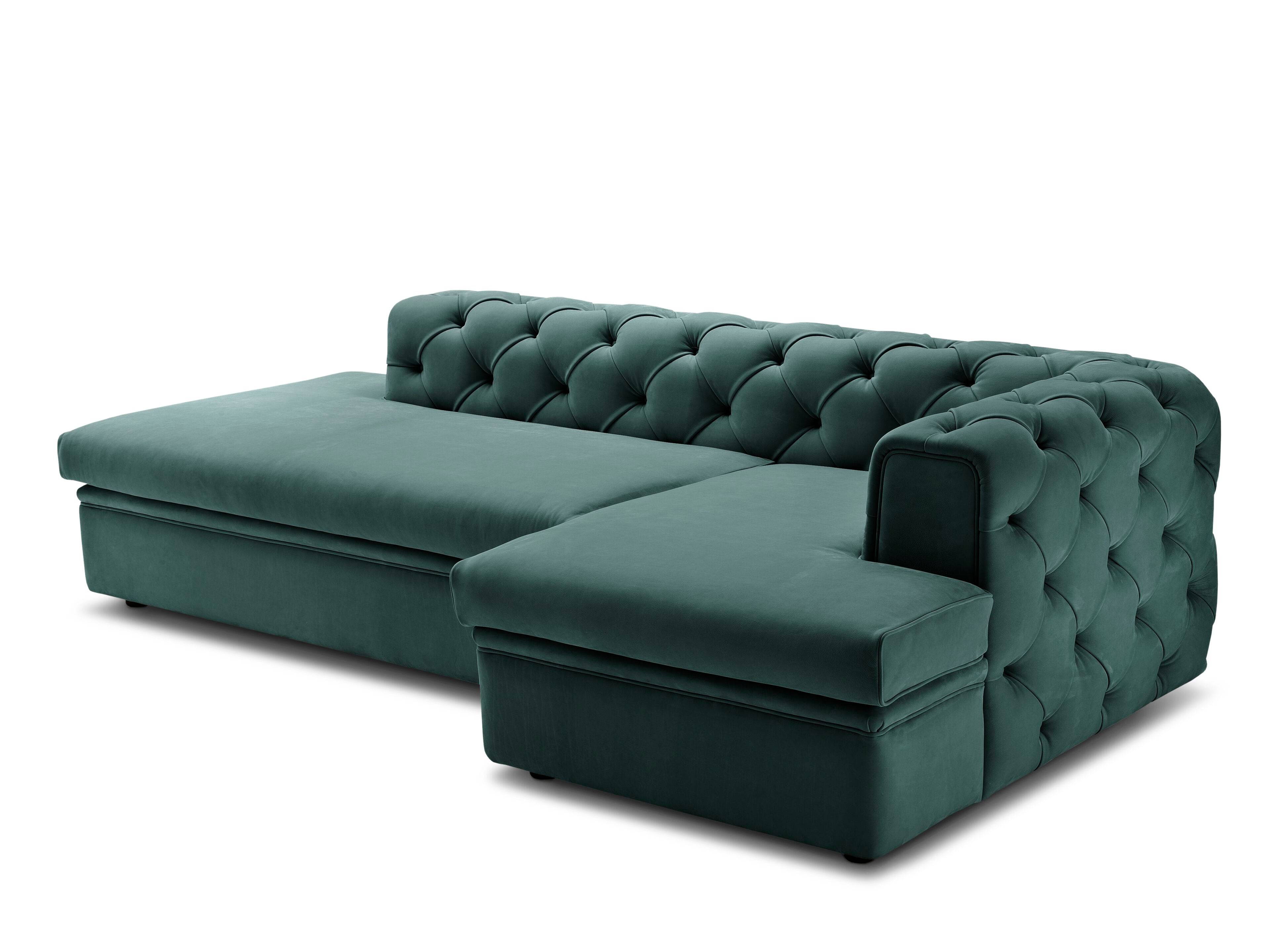 Кожаный угловой диван capitonné i 4 Mariani ARCH-00110360 - Вид №1