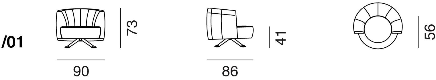 de Sede Мягкое кресло Ds-164 sun-id-1410742 - Вид №1