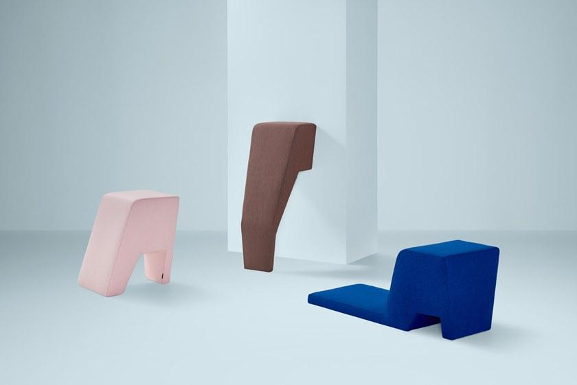 Prooff Низкий офисный стул с тканевой обивкой  007  - Вид №3