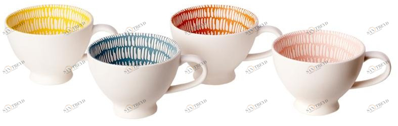 Pols Potten Набор кофейных чашек из фарфора Seed 230-400-523