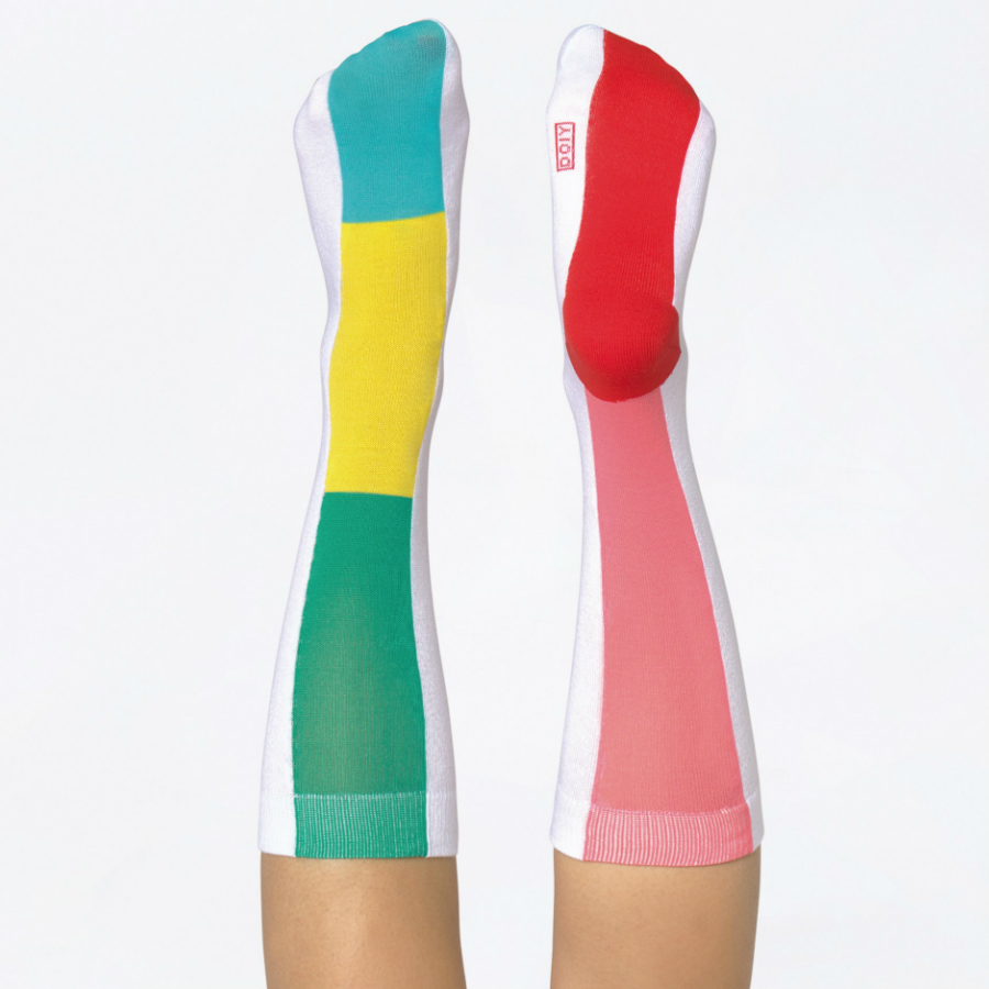 DYRAISOPK Носки rainbow, розовые Doiy  - Вид №2