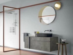 Birex Тумба под умывальник одинарная настенная, лакированная Sidéro