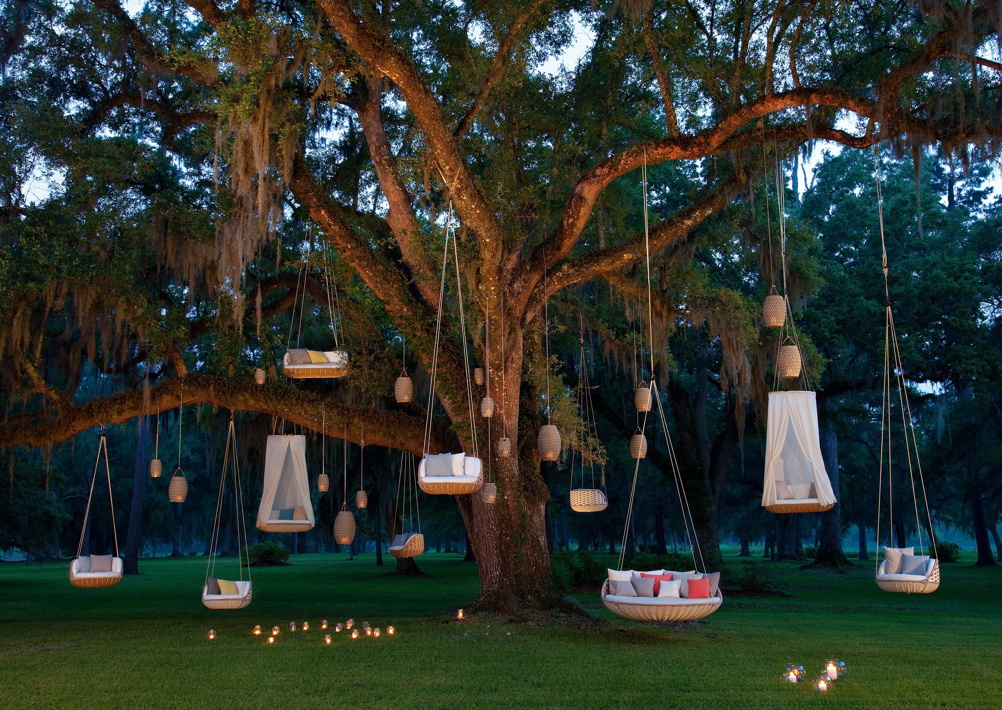 Подвесное сиденье из синтетического волокна на 1 место DEDON SWINGREST ARCH-00070082 - Вид №2