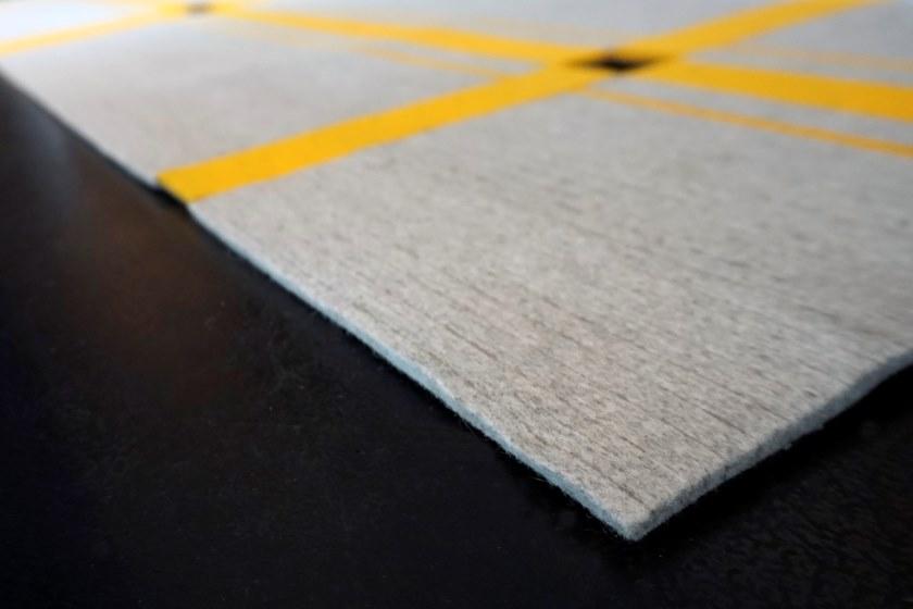 BUXKIN Ковер из шерсти ручной работы с рисунком Stripes sun-id-1378027 - Вид №2